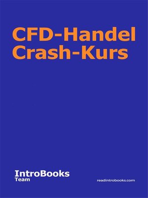 cover image of CFD-Handel Crash-Kurs